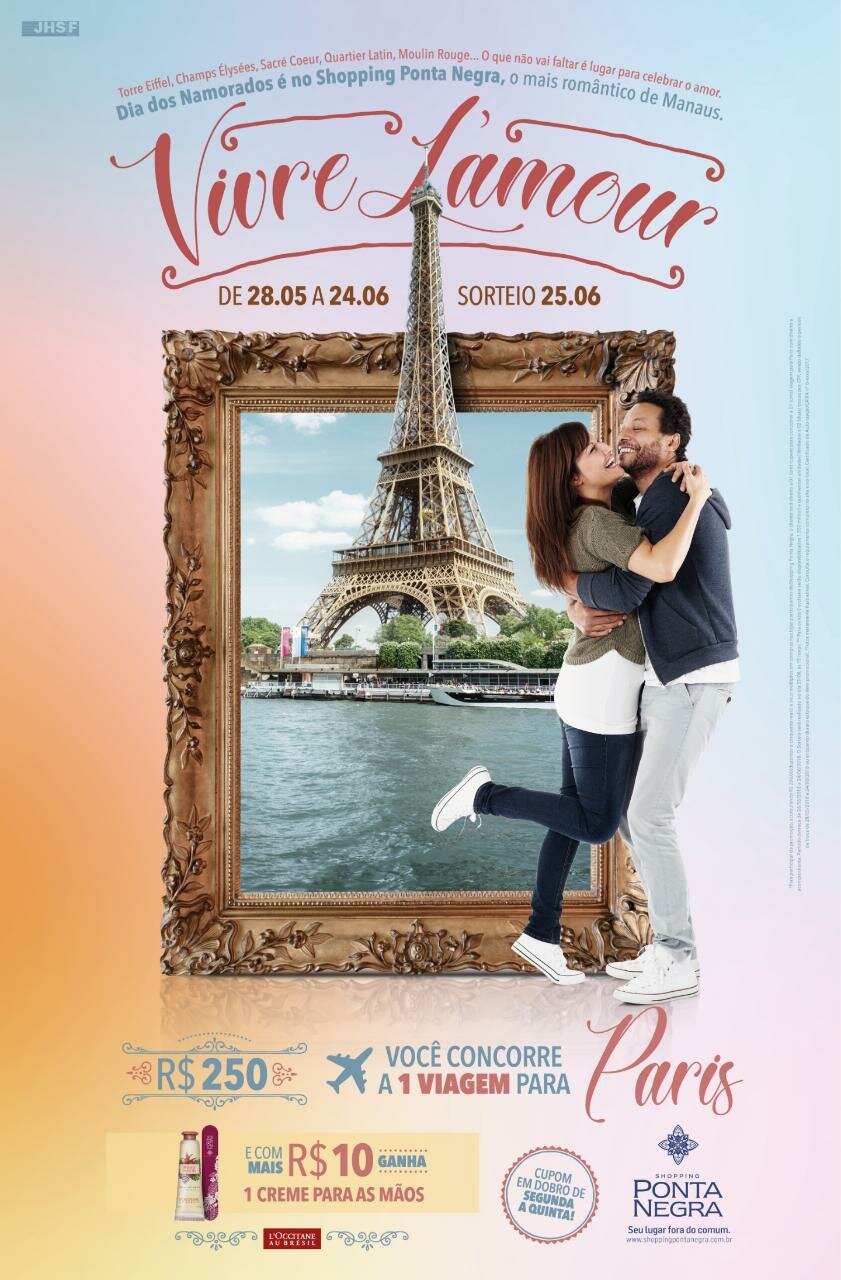 Shopping lança campanha do Dia dos Namorados com viagem a Paris